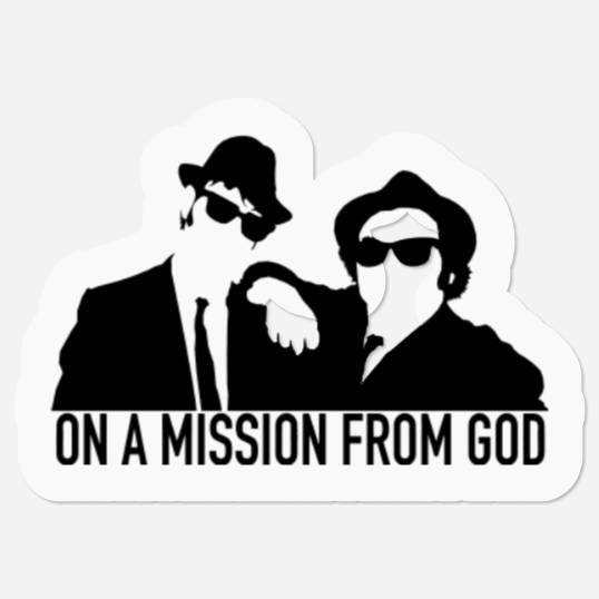 Jake & Elwood Blues - Blues Brothers - Stickers