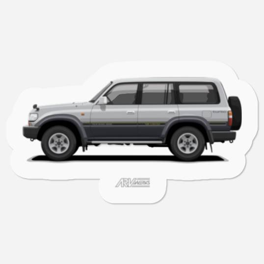 Toyota Land Cruiser 80 VX Limited Silver-Grey - Land Cruiser - Stickers