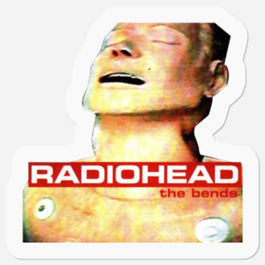 Radiohead The bends Unisex Stickers