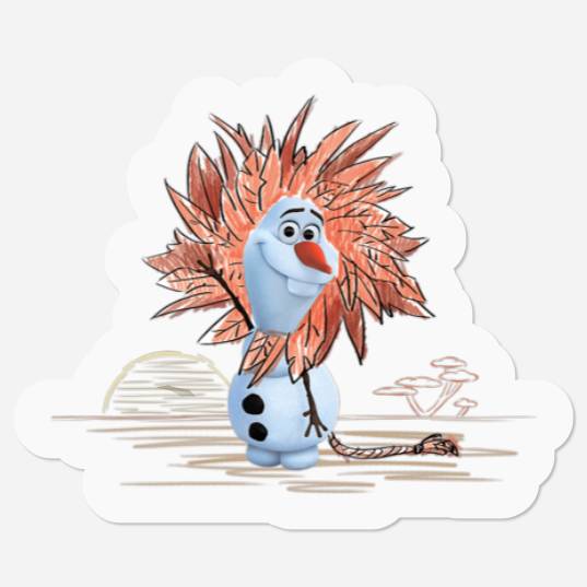 Disney Olaf Presents The Lion King Simba Premium Stickers