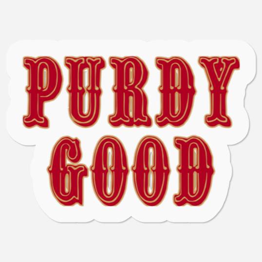 Purdy Good SF 49ers  Classic Stickers