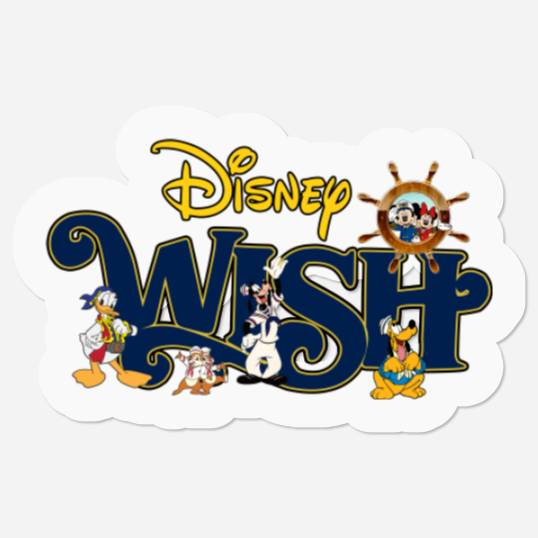 Discover Disney Wish Stickers/Disney Cruise Stickers/Family Trip Stickers