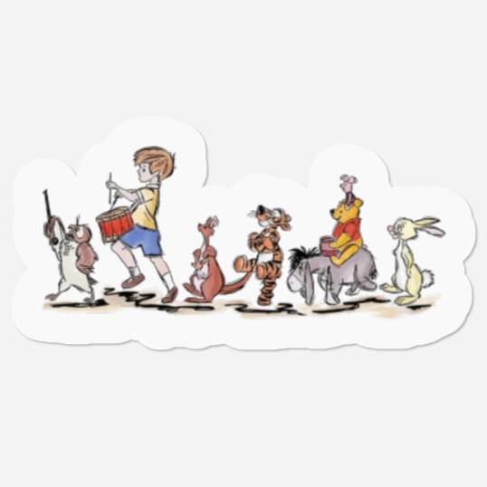 Winnie The Pooh Stickers, Disney Winnie The Pooh Stickers, The Pooh Stickers, Winnie The Pooh Family