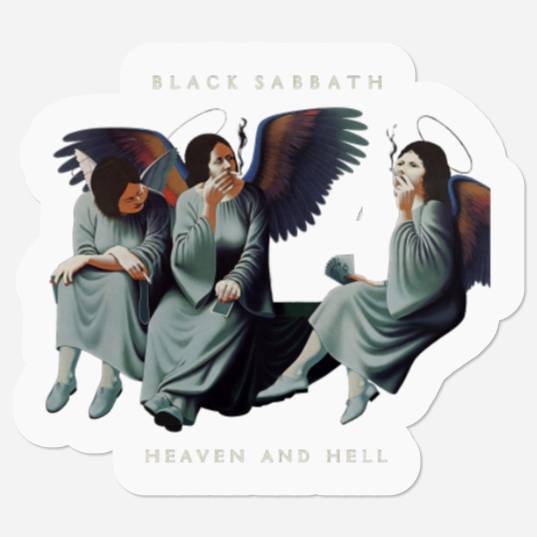 Black Sabbath Heaven & Hell Stickers