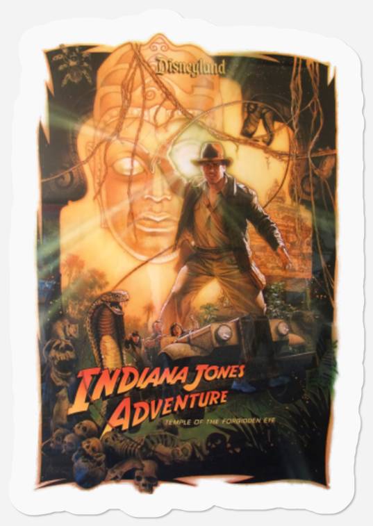 Indiana Jones Adventure Disneyland 1995, Indiana Jones Stickers