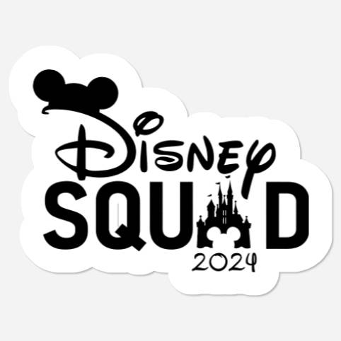 Disney Squad 2022 Stickers, Mickey Ears Matching Disney Trip Stickers For Kids Women Men, Disney Vacay Mode Stickers, Best Day Ever, Disney World Stickers