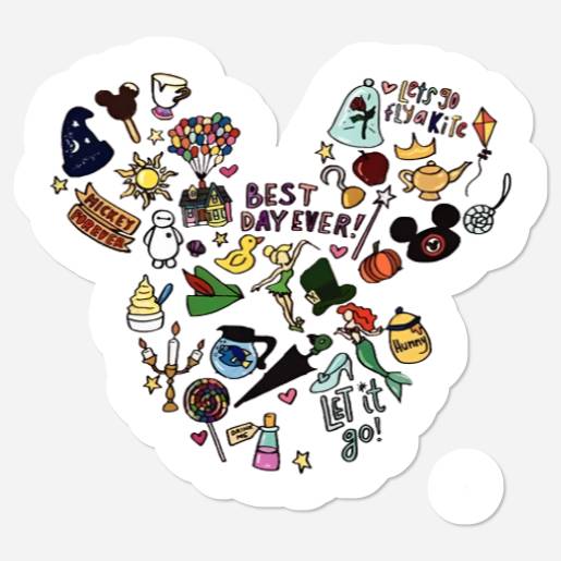 Best Day Ever Stickers, Disney Stickers, Disneyland Trip Stickers