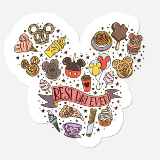 Best Day Ever Stickers, Disney Trip family Vacation 2022  Stickers