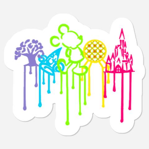 Disney Parks Embroidered Crewneck Crew, Disney embroidered Crew, Disney World Crewneck, Disney Crew, Disney Crewneck Stickers