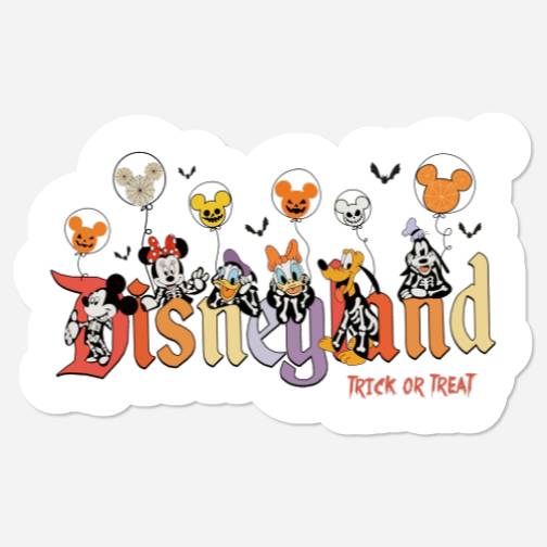Discover Vintage Disneyland Halloween Stickers, Disney Halloween Stickers