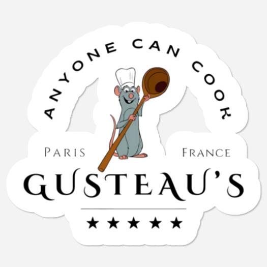 Ratatouille Tanktop, Disney Ratatouille Tanktop Stickers