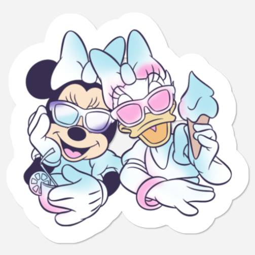 Minnie and Daisy Stickers, Disney 100 Years Of Wonder Stickers