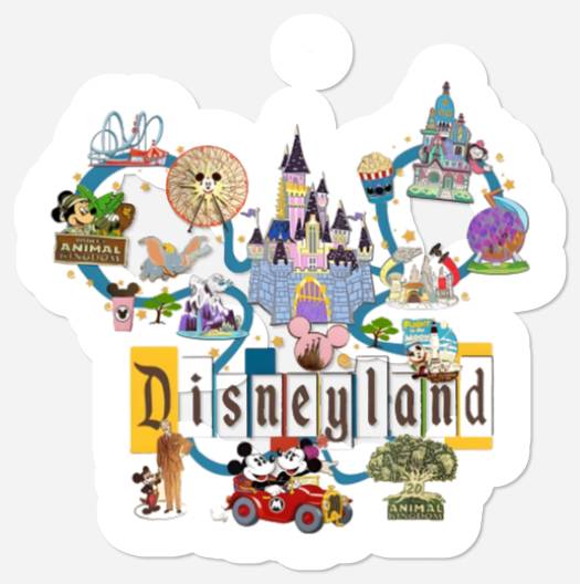 Disneyland Vintage Stickers, Disney Retro Stickers, Mickey Vintage Stickers, Disney Animal Kingdom Stickers