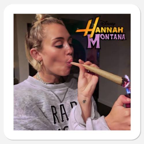 Vintage Hannah Montana Stickers, Disney Hannah Montana Logo
