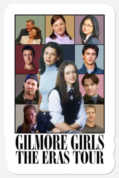 Gilmore Girls Eras Tour Stickers, Stars Hollows Stickers, Gilmore Christmas Gift, Girls Star Hollow, Gilmore Eras Tour Gift