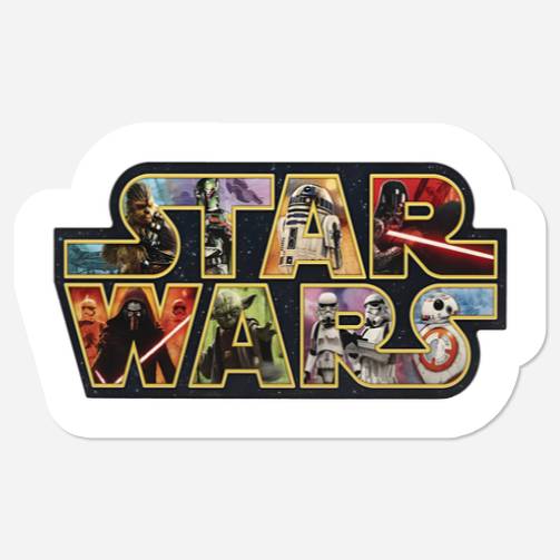 Star Wars Stickers, Star Wars Disney Stickers