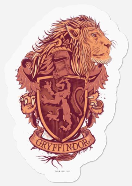Harry Potter | Gryffindor Lion Crest Stickers