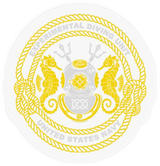 US Navy Deep Sea Diver Experimental Unit - Us Navy Deep Sea Diver - Stickers