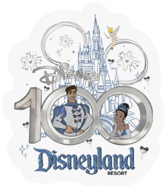 Princess Tiana And Prince Naveen Disney 100 Years Of Wonder Stickers