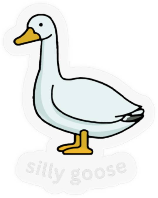 Silly Goose Stickers, Goose Stickers