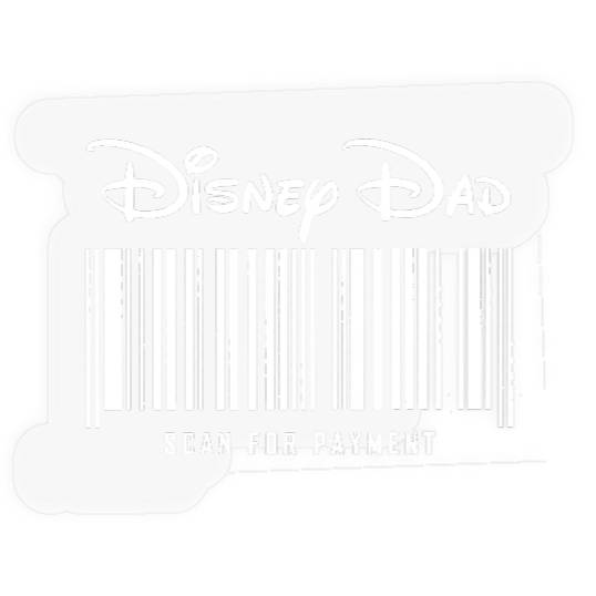 Discover Disney Dad Stickers, Scan For Payment Stickers