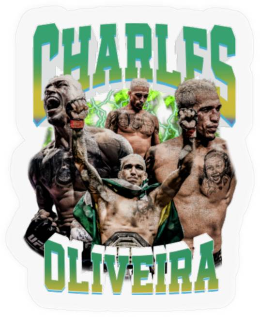 Charles Oliveira Do Bronx Boxing Vintage Stickers