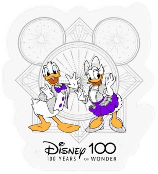 Disney 100 Years of Wonder Stickers, Donald And Daisy Duck Stickers