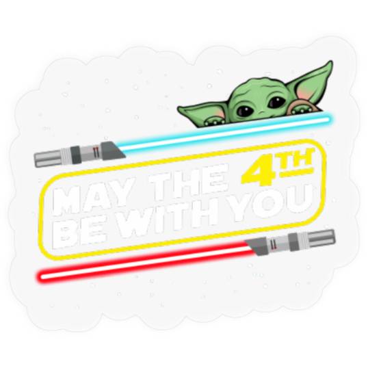 May The 4th Be With You Stickers, Disney Star Wars Stickers