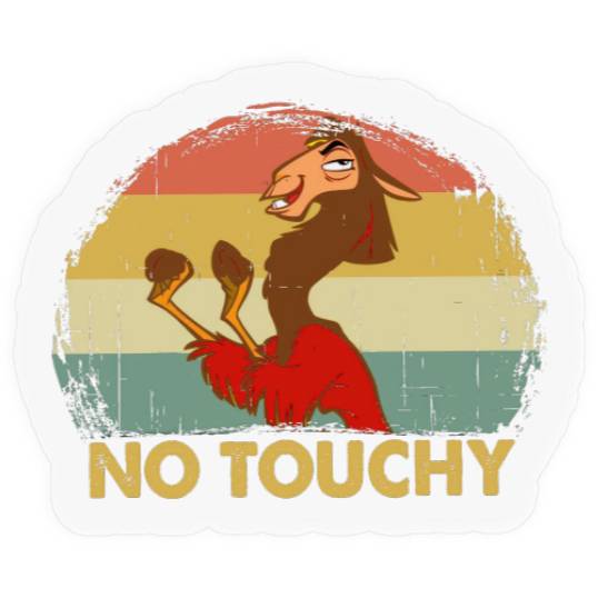 Disney Retro Emperor's New Groove Kuzco Llama No Touchy Stickers