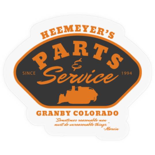 Killdozer Parts and Service Stickers