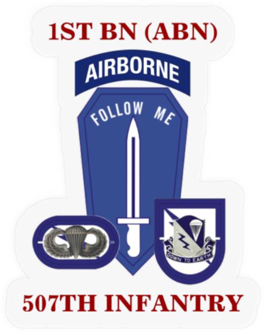 Discover 1st Bn 507th Infantry Regt Infantry School Stickers
