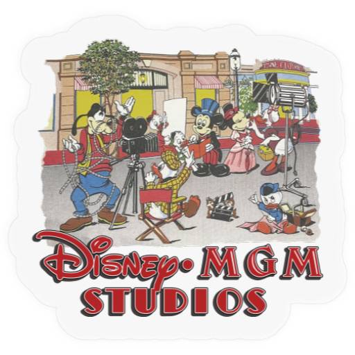 Retro Disney MGM Studios Stickers, Hollywood Studios Stickers