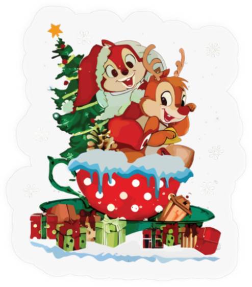 Disney Chip & Dale Christmas Stickers, Disney Couples, Disney Trip