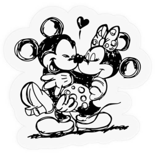 Mickey Love, Minnie Love Stickers, Disney Love Stickers, Minnie Mickey Stickers, Cute Mickey, Cute Minnie Stickers
