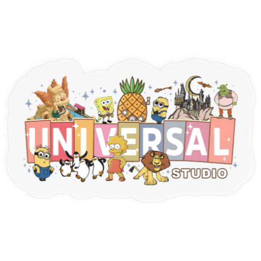 Universal Studios Stickers, Disney Hollywood Studios Stickers