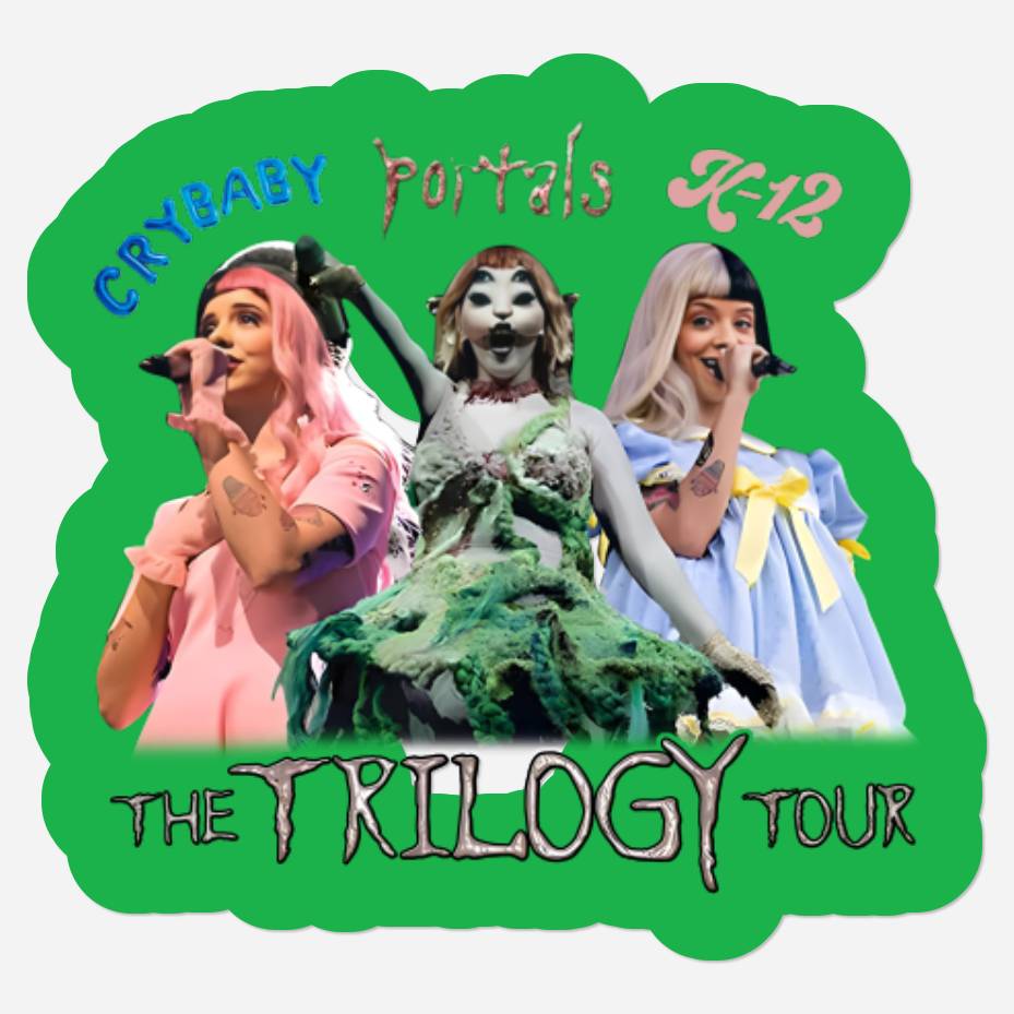 Melanie Martinez The Trilogy Tour Stickers, Melanie Martinez Eras Tour