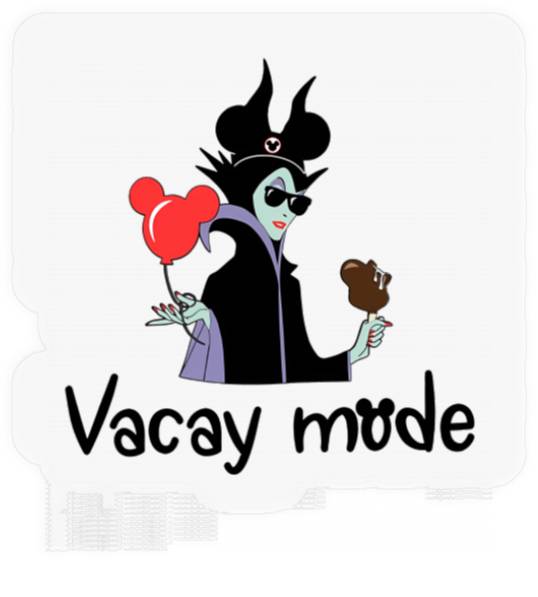 Disney Villains Vacay Mode, Maleficent Queen Sleeping Beauty Villain Stickers