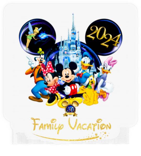 Disney Family Vacation 2024 Stickers, Disney 2024 Stickers, Disney Family Stickers, Disneyland 2024 Stickers