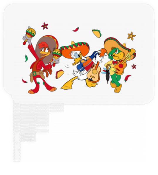 Retro The Three Caballeros  Stickers, Jose Donald Duck Panchito, Disney Cinco De Mayo Fiesta Stickers