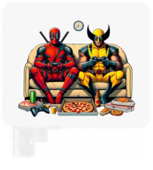 Deadpool Stickers, Disney Superhero Funny Stickers, Disney Wolverine