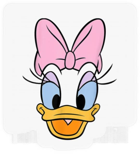 Disney Daisy Duck Big Face Stickers, Daisy Duck Stickers