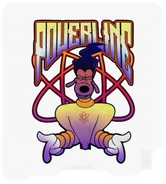 Disney Men's Goofy Movie, a Powerline Jam Stickers