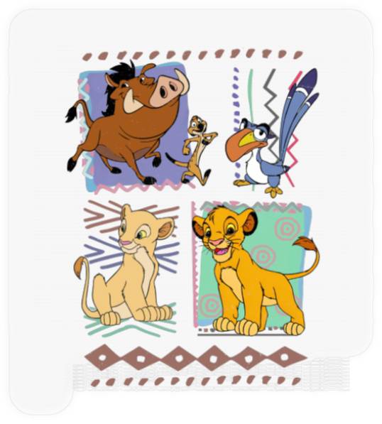 Vintage 90s Disney Lion King Stickers, Hakuna Matata Retro Stickers