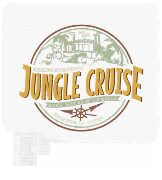 Jungle Cruise Ride Back Side Of Water Stickers, Vintage Disney Stickers