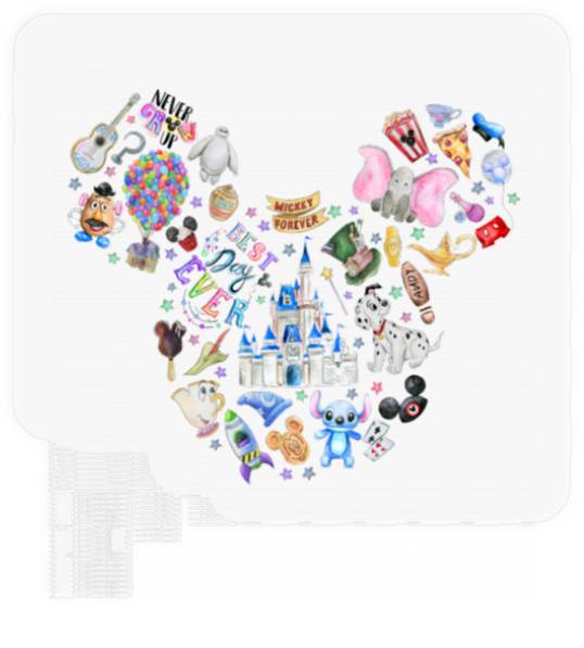 Disney Mickey Ears Stickers, Disneyland Vacation Stickers, Best Day Ever