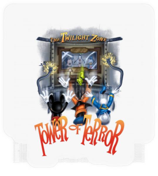 Retro Mickey And Friends Tower Of Terror Stickers, Mickey And Friends Stickers, Disneyworld Disney Stickers