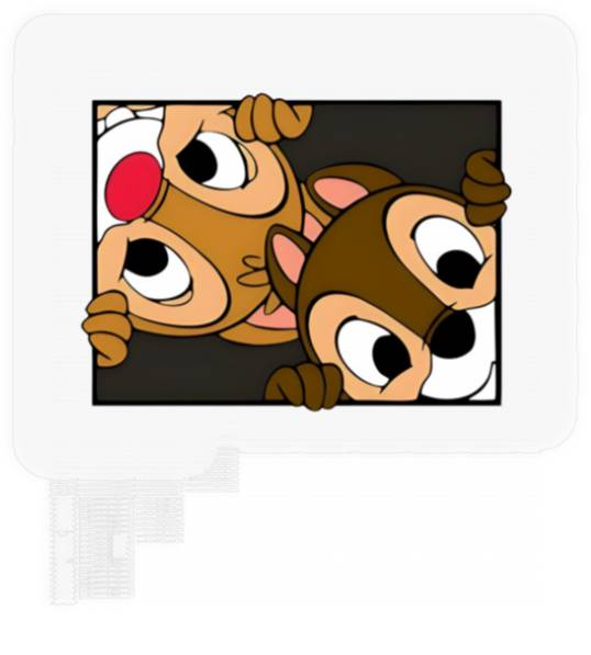 Chip n Dale Stickers, Disney Character Stickers, Chip and Dale Characters, Chip n Dale Snacks Stickers