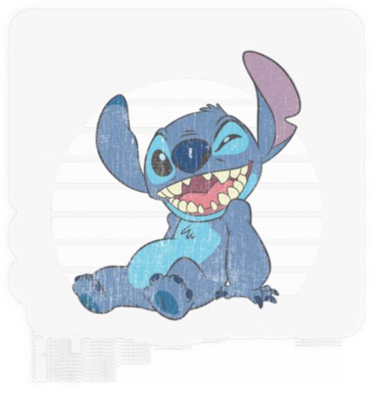 Stitch And Toothless T-Shirt Disney Classic Winking Stitch Stickers