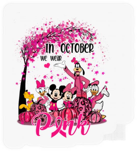 Disney 2023 Breast Cancer Survivor, October Breast Cancer Month Stickers