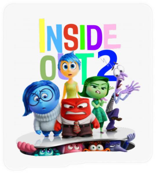Discover Disney Inside Out 2 Stickers, Inside Out Characters Stickers, Inside Out 2024 Movie Stickers